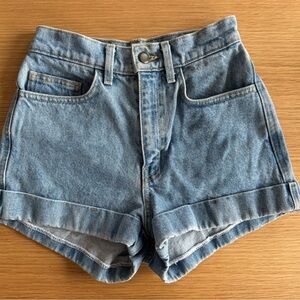 American Apparel Classic Blue Denim Women's Shorts